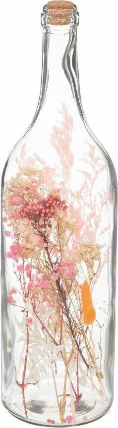 Atmosphera Dekoracja suszone kwiaty w butelce