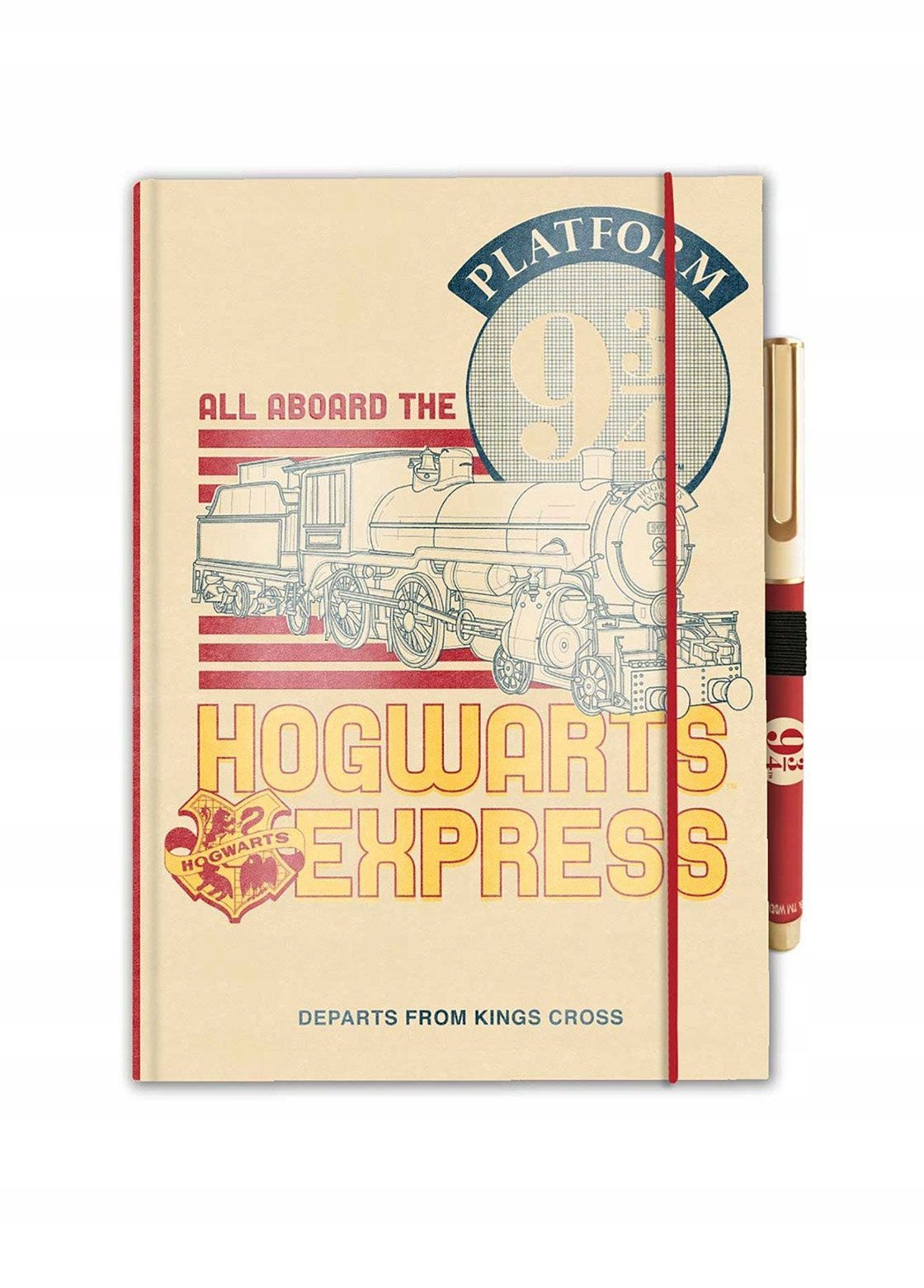 Harry Potter - Notatnik / Notes A5 z długopisem Platform 9 3/4
