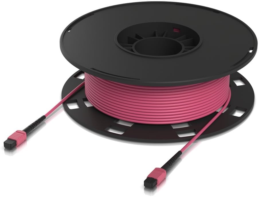 Ubiquiti UACC-OFC-MA-MPMP-60M kabel InfiniBand / światłowodowy MPO MPO/UPC Różowy