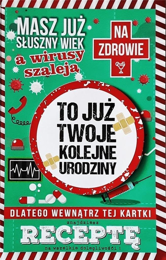 CZACHOROWSKI Karnet Urodziny zdrapka mix