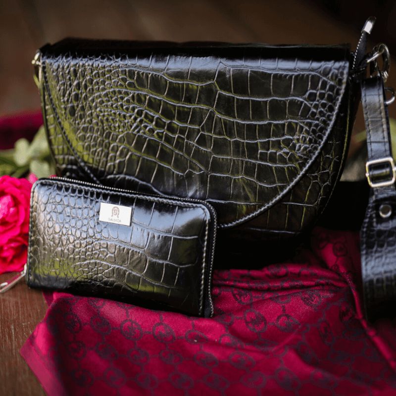 Kemer T-12 Torebka franczeska L - czarny C D L KEMER