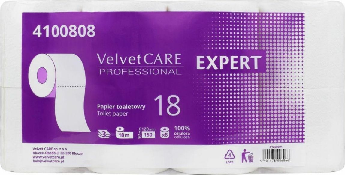 Velvet Papier toaletowy Expert 3w A8 8szt. (61250594)