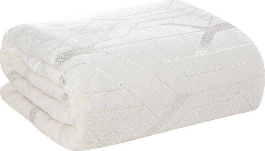 Eurofirany Koc 150 x 200 Flanelowy Eurofirany Ginko4 Krem