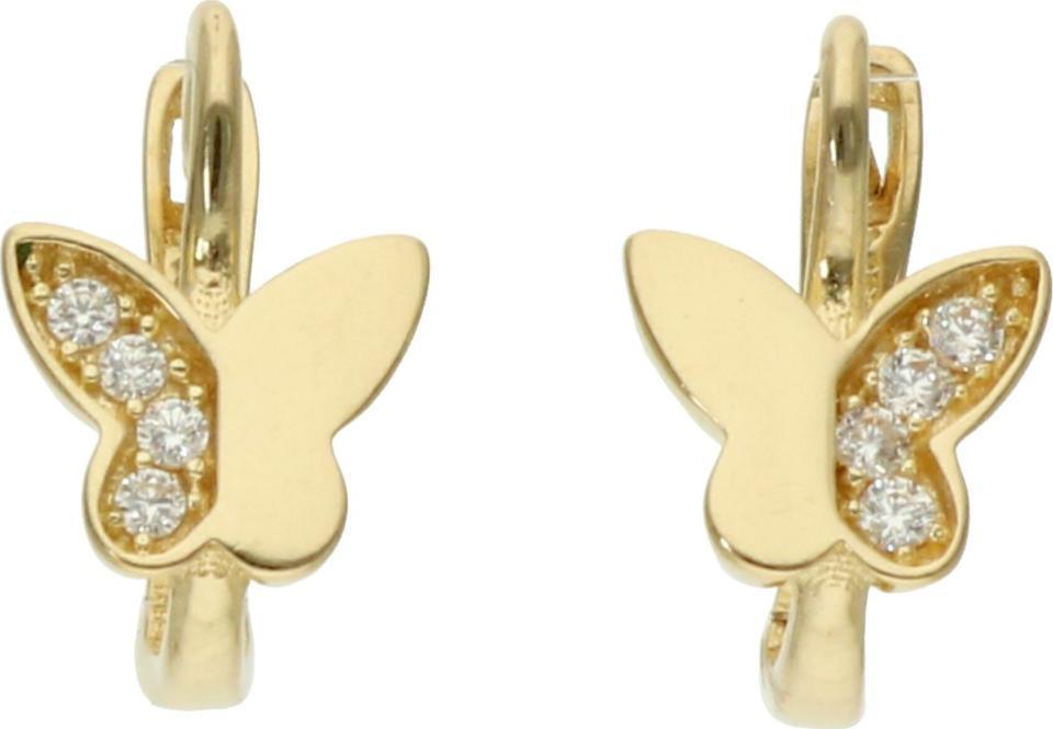 Rosanto Złote kolczyki z cyrkoniami 585 14k