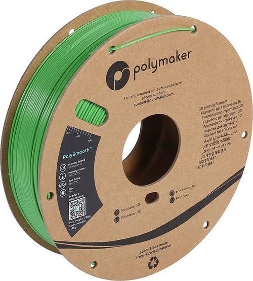Poly Filament Polymaker PolySmooth PVB 1,75mm, 0,75kg - Green}