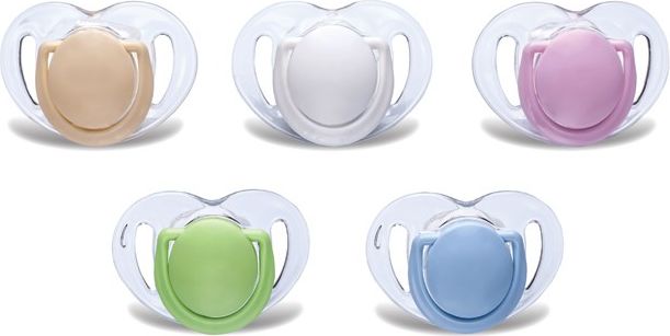 Mamajoo Smoczek ortodontyczny przezroczysto-niebieski 0+ miesiąc (9687)