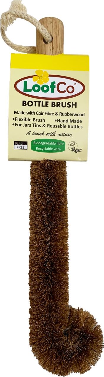 LoofCo LoofCo, Naturalna szczotka do mycia butelek z włókna kokosowego