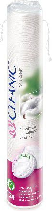 Cleanic Płatki kosmetyczne Pure Effect Okrągłe 120 szt
