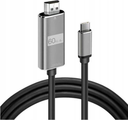 Kabel USB Zenwire USB-C - HDMI 2 m Szary (5904507528164)