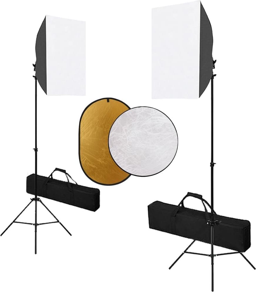 Zestaw studyjny vidaXL Zestaw studyjny z lampami softbox i blendami