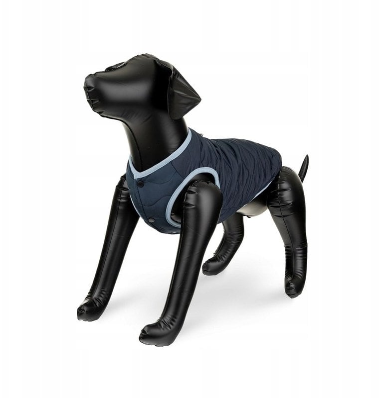 Barry King Kurtka dla psa ciemnoniebieska pikowana rozmiar L 45