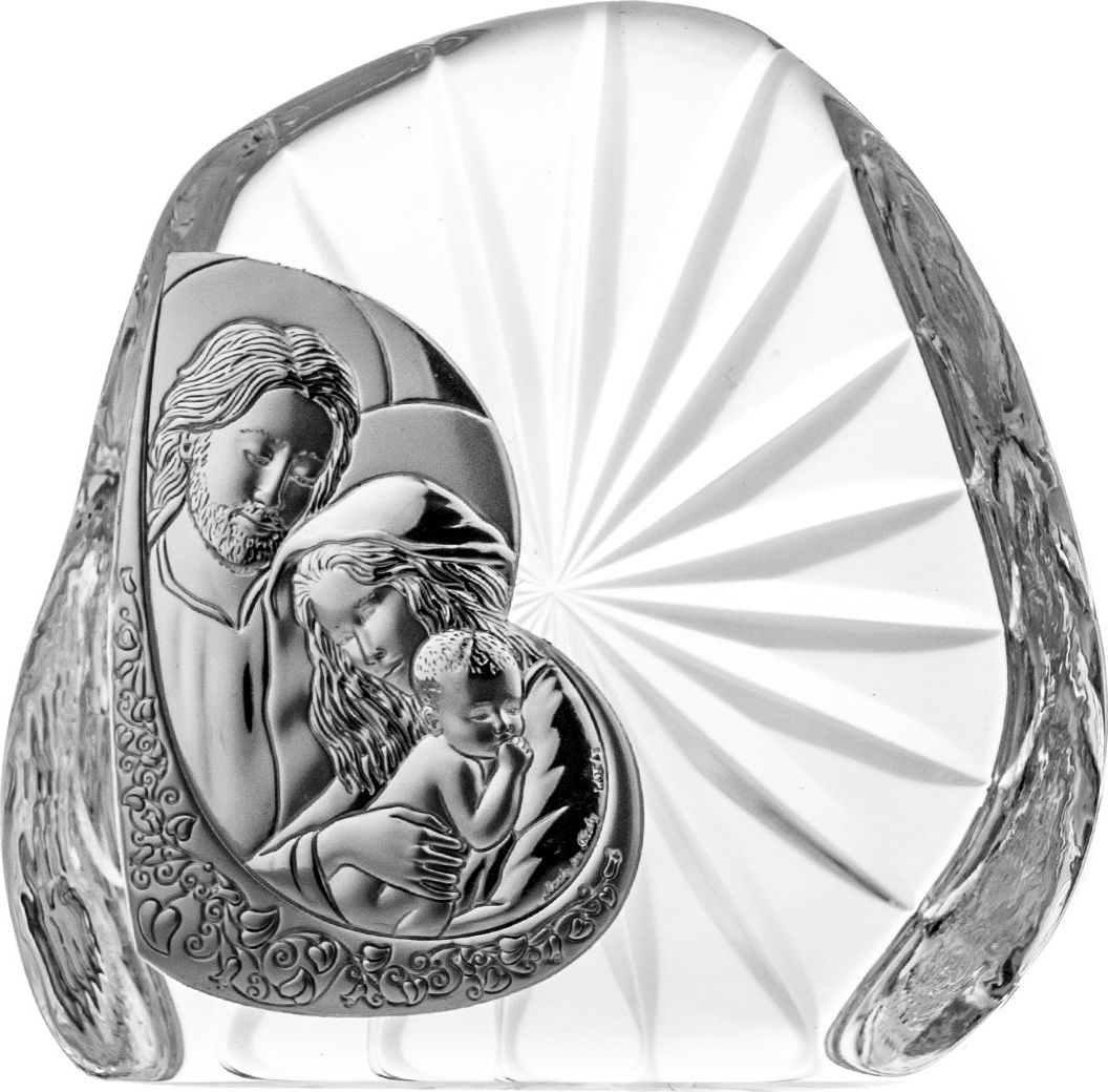 Crystal Julia Przycisk skałka Święta Rodzina kryształ 07095