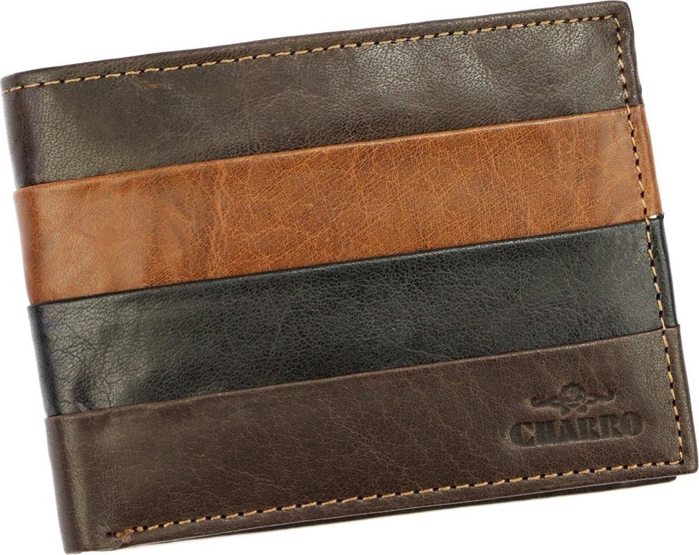 Charro Męski Portfel Charro IBRA 1123 skóra naturalna NoSize