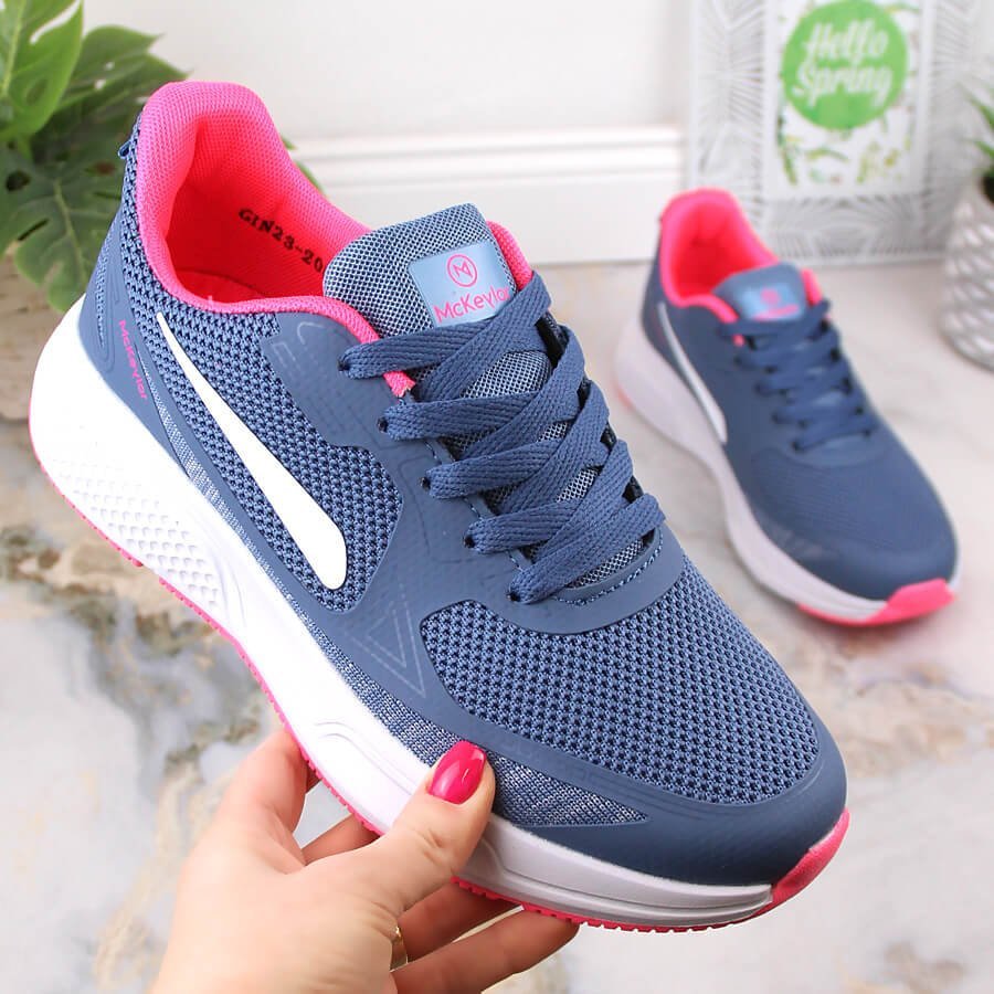 McKeylor Buty sportowe damskie na fitness niebieskie McKeylor 20623 36