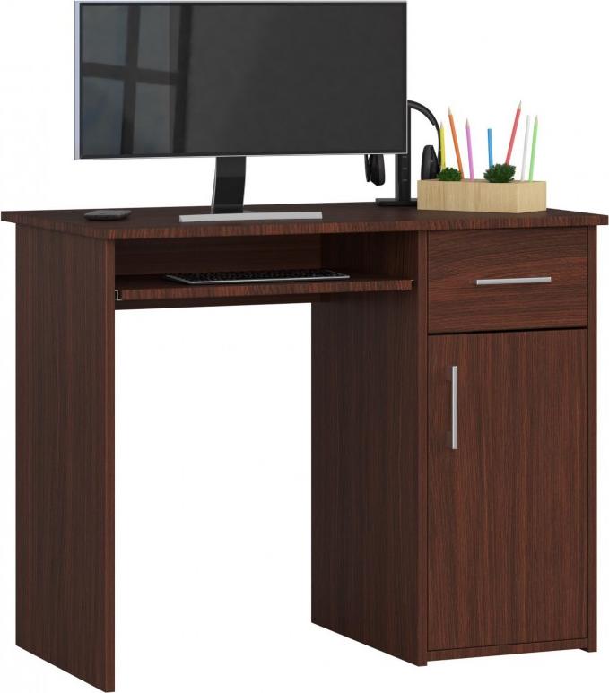 Biurko Fabryka Mebli Akord PIN Brązowe 90 cm x 50 cm