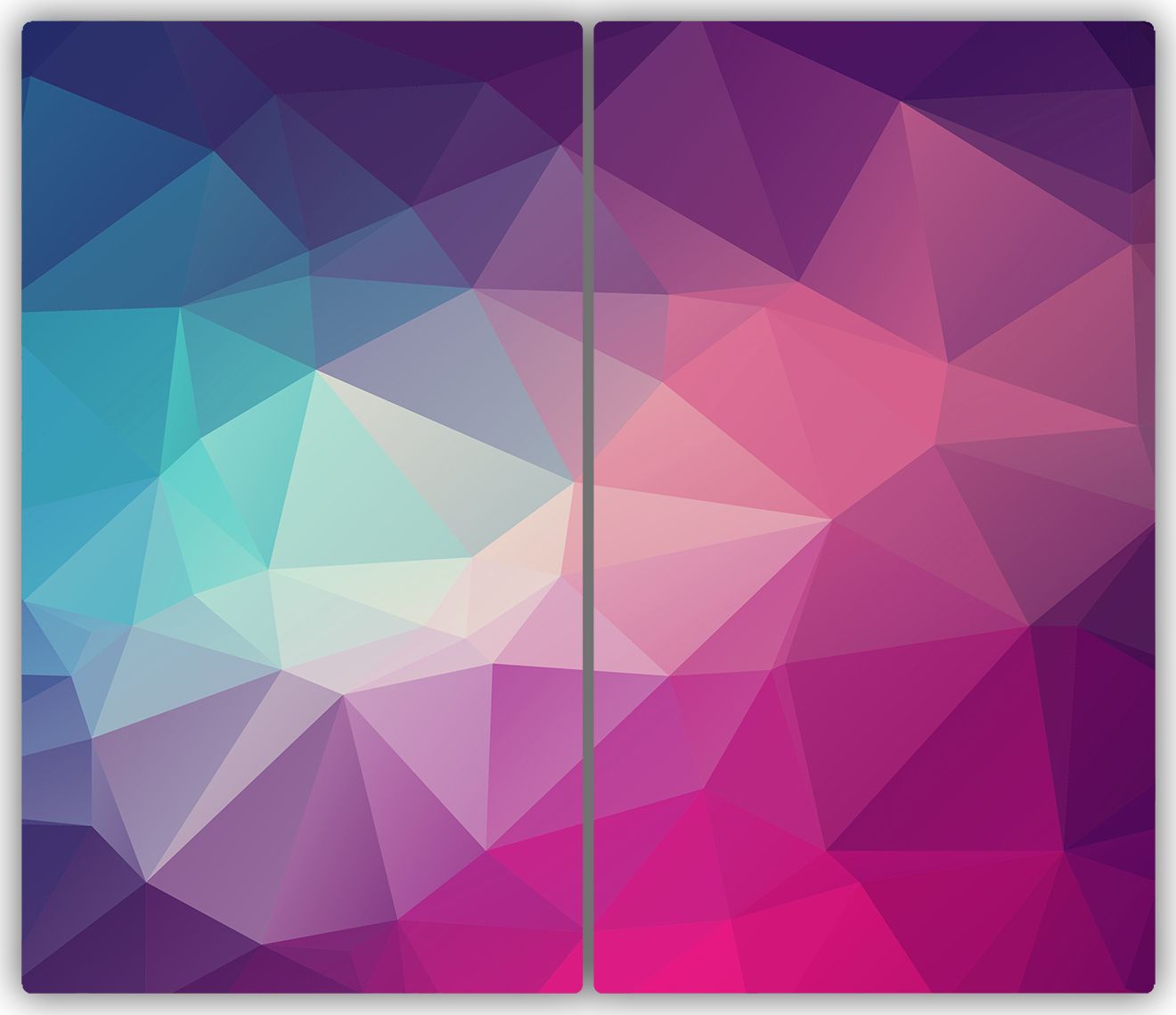 Deska do krojenia Tulup szklana Abstrakcja tło 14 52x30cm 2szt.