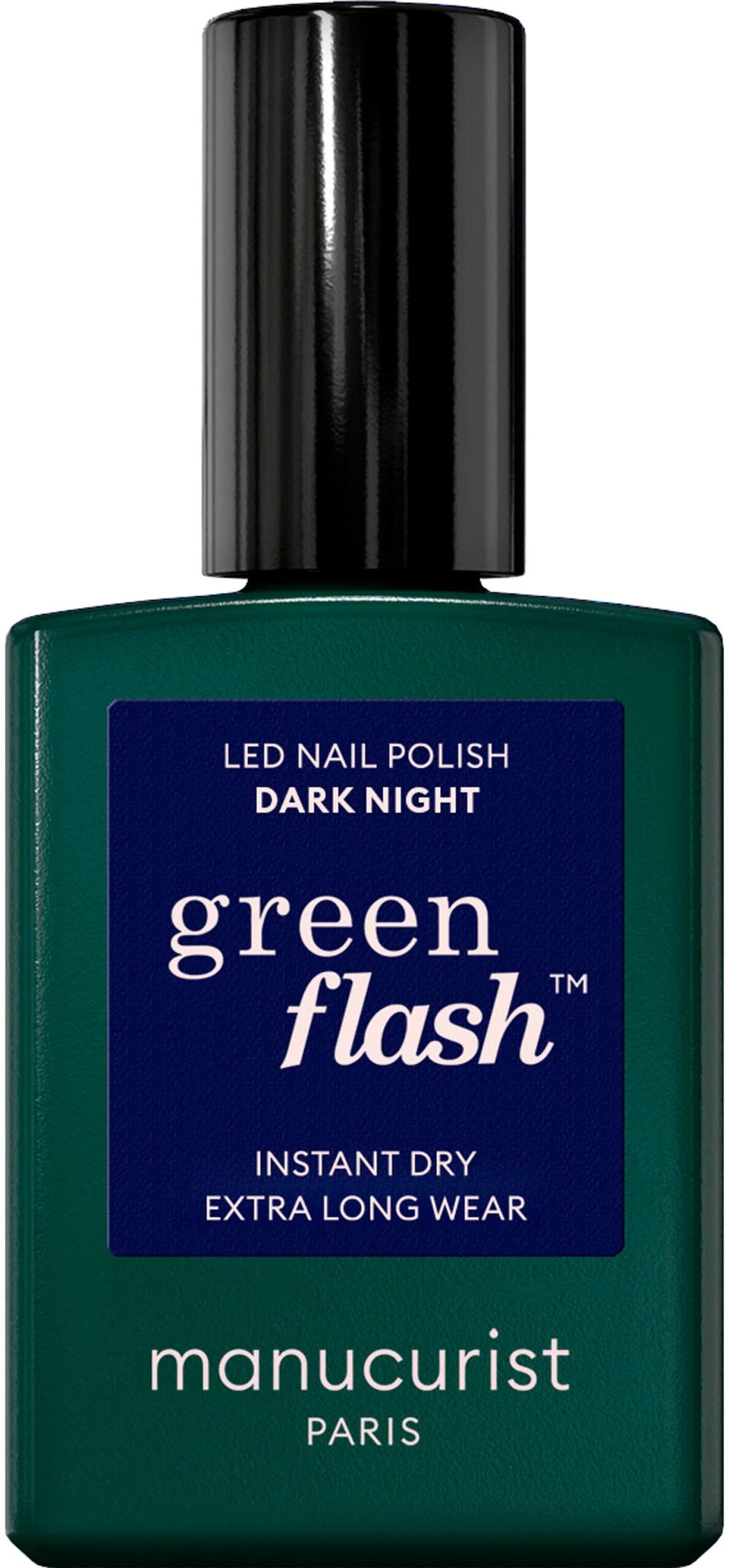 MANUCURIST_Green Flash Led Gel Nail Lacquer lakier do paznokci Dark Night 15ml