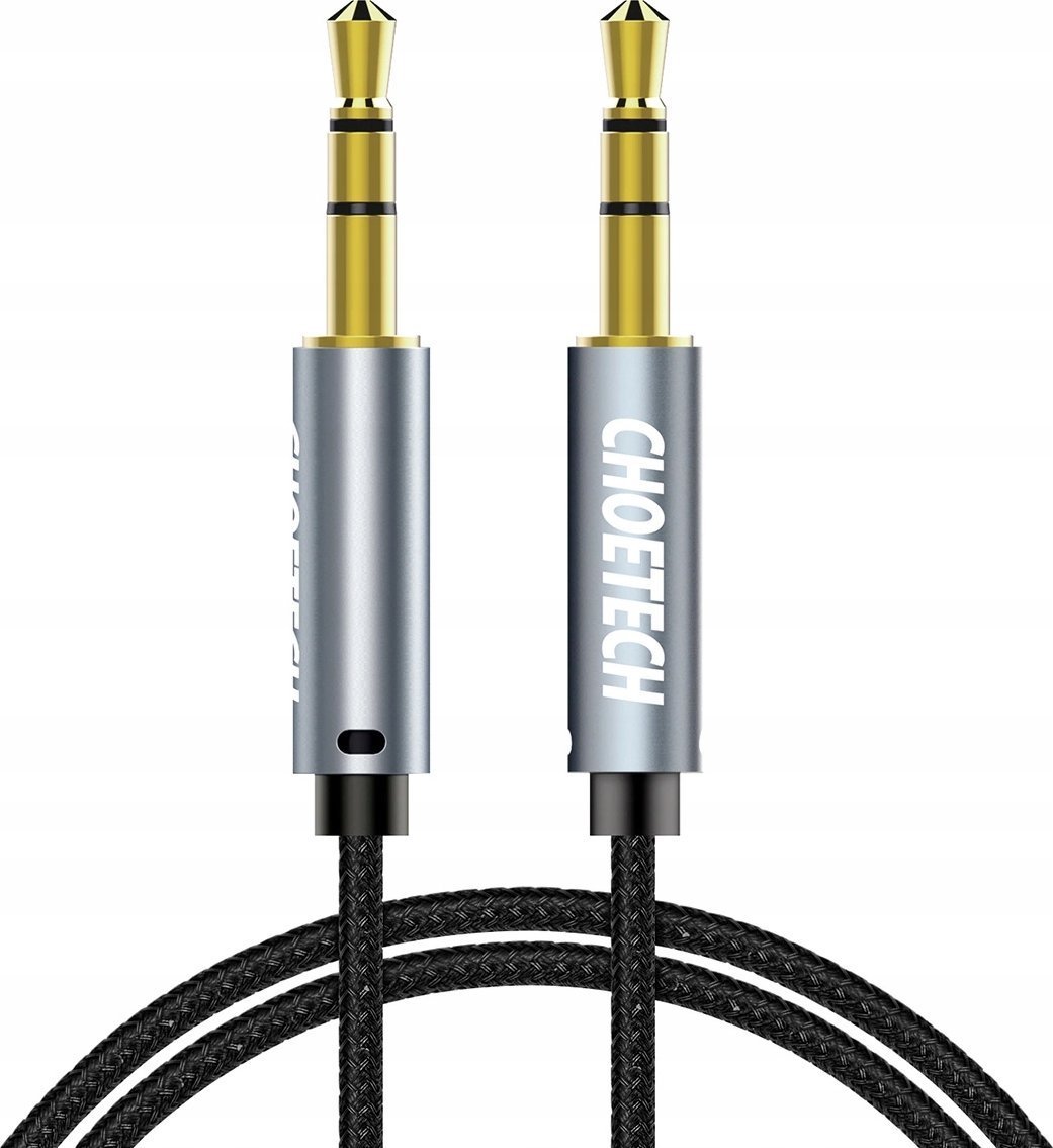 Choetech Kabel Choetech AUX002 mini jack 3.5mm (męski) / mini jack 3.5mm (męski) 1.2m - czarny