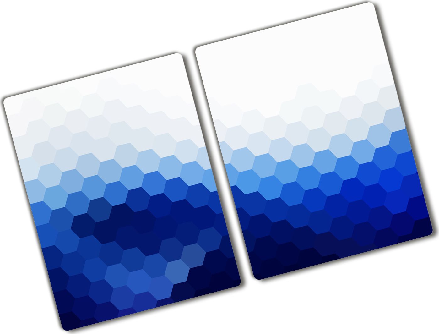 Deska do krojenia Tulup szklana Sześciany tło 2 52x2szt.