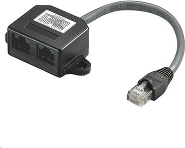 MicroConnect Y-ADAPTER RJ45-2xRJ45 M/F 8P (MPK418)