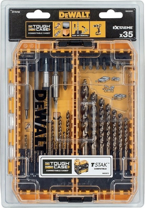 Wiertło Dewalt Dewalt bit and metal drill set 35 pcs. - DT70756-QZ