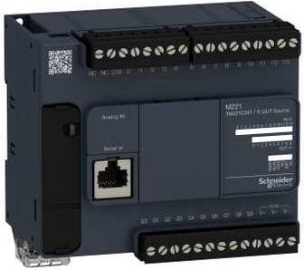 Schneider Sterownik programowalny 24 I/O PNP tranzystorowe Modicon M221-24I/O (TM221C24T)