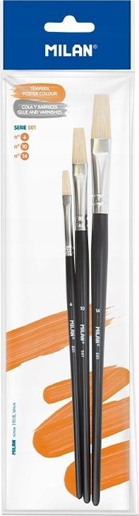 Teka Pędzle nr 6,10,14 seria 501 MILAN