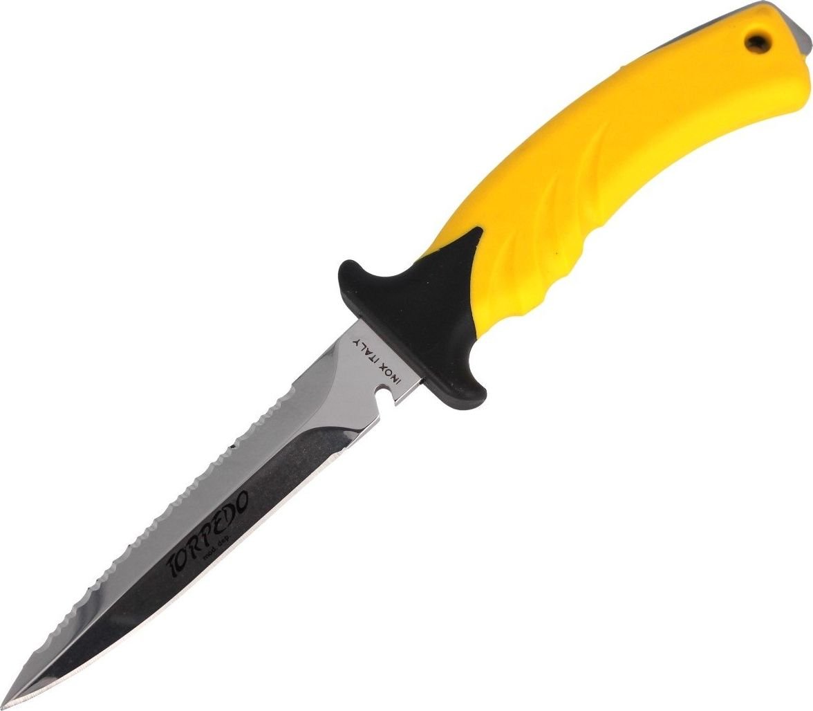 MAC Coltellerie Nóż nurkowy MAC Coltellerie 115mm (TORPEDO 11 YELLOW) uniwersalny