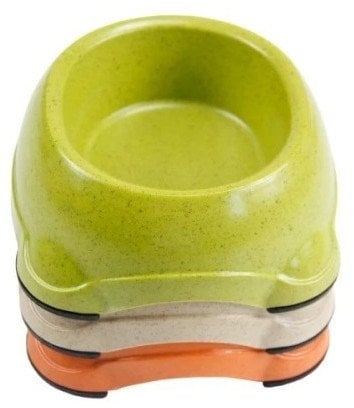 HILTON miska pojed.plast.granit antypoślizgowa poj.250ml mix kol.d/psa