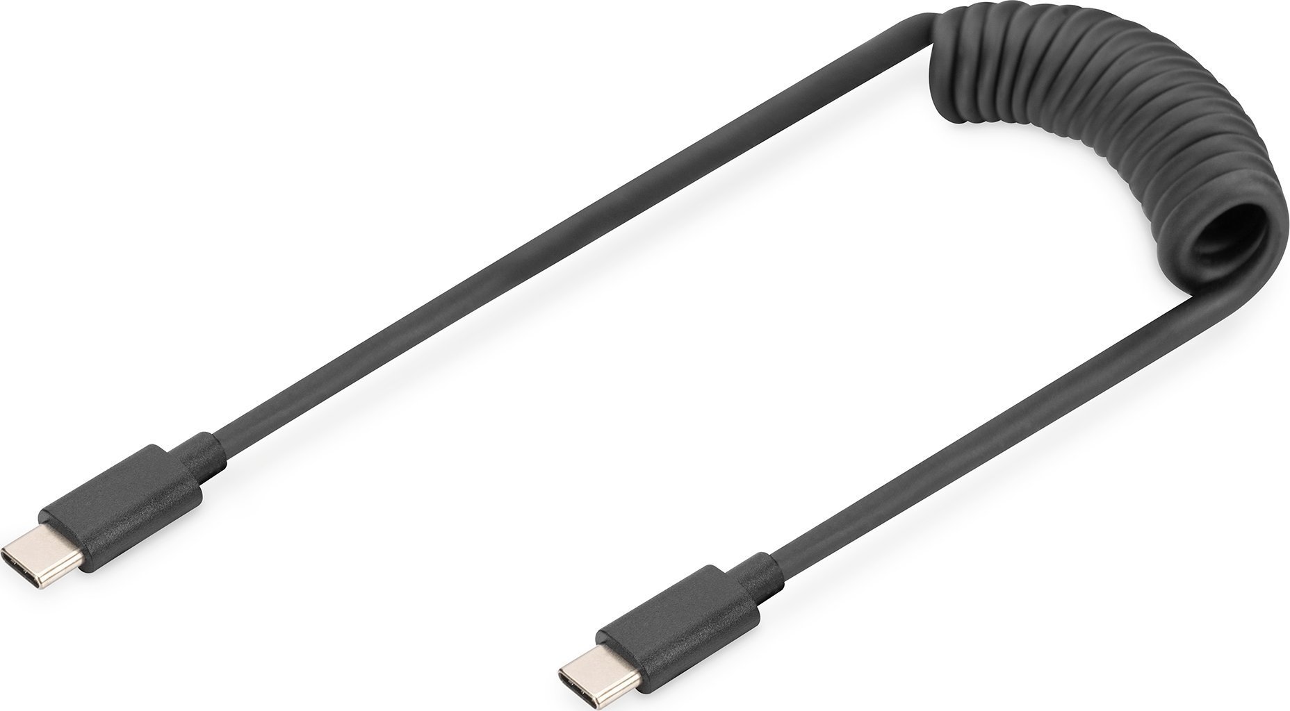 Kabel USB Digitus USB-C - USB-C 1 m Czarny (AK-300431-006-S)