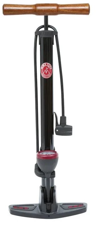 Pompka stojąca retro Mijnen Pieper z manometrem