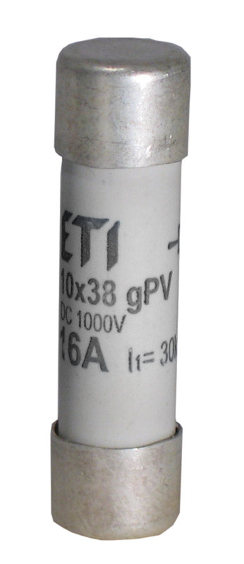 Eti-Polam Wkładka bezpiecznikowa cylindryczna CH10x38 16A PV 10x38mm 002625107