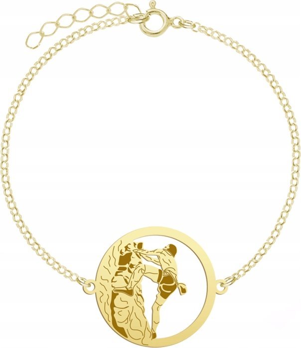 Radziszewska Jewellery Pozłacana Bransoletka Wspinaczka górska GRAWER