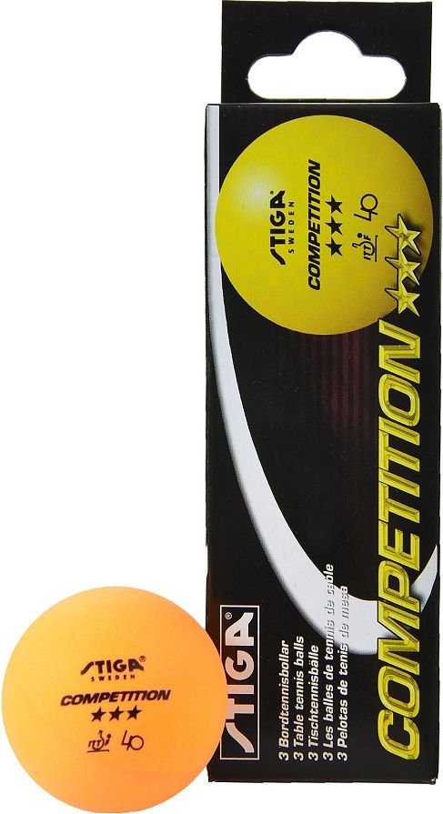 Stiga Piłeczka Do Ping Ponga Stiga Competition *** Pomarańczowa /3szt/