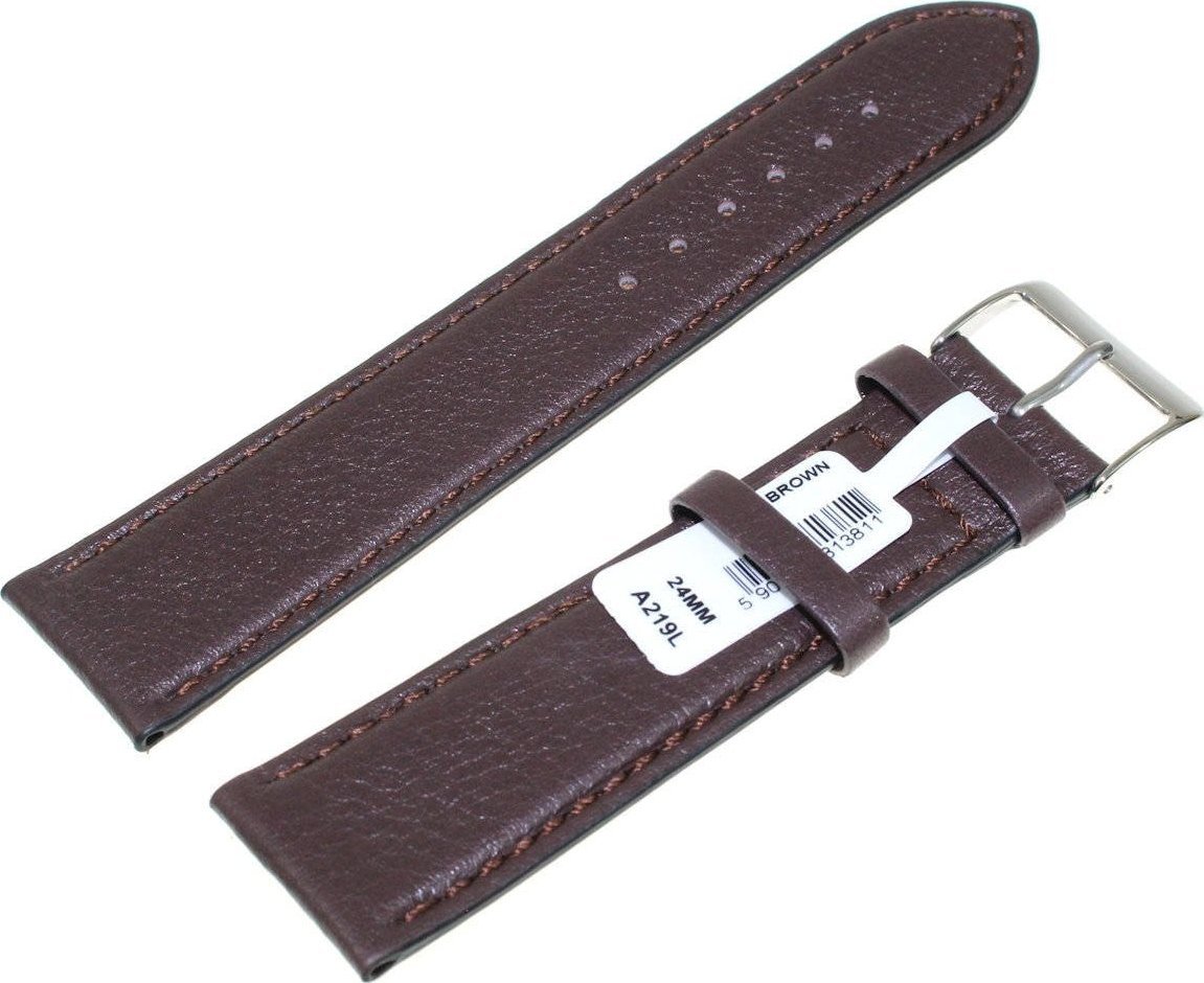 Chermond Skórzany pasek do zegarka 24 mm XL Chermond A219L.24 brązowy