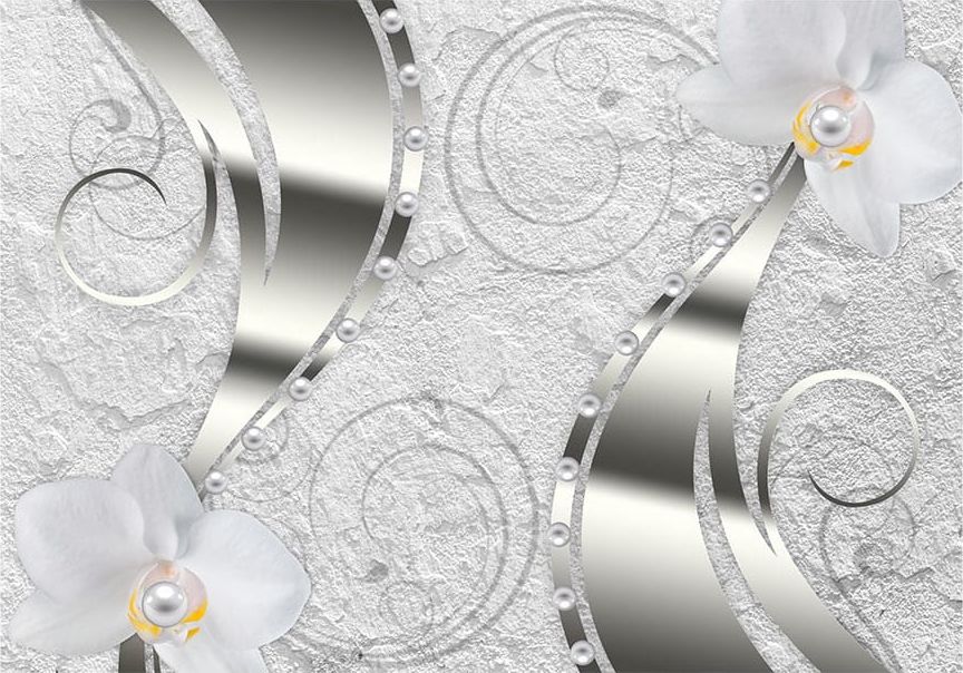 DecoNest Fototapeta - Kwitnąca abstrakcja - 150X105