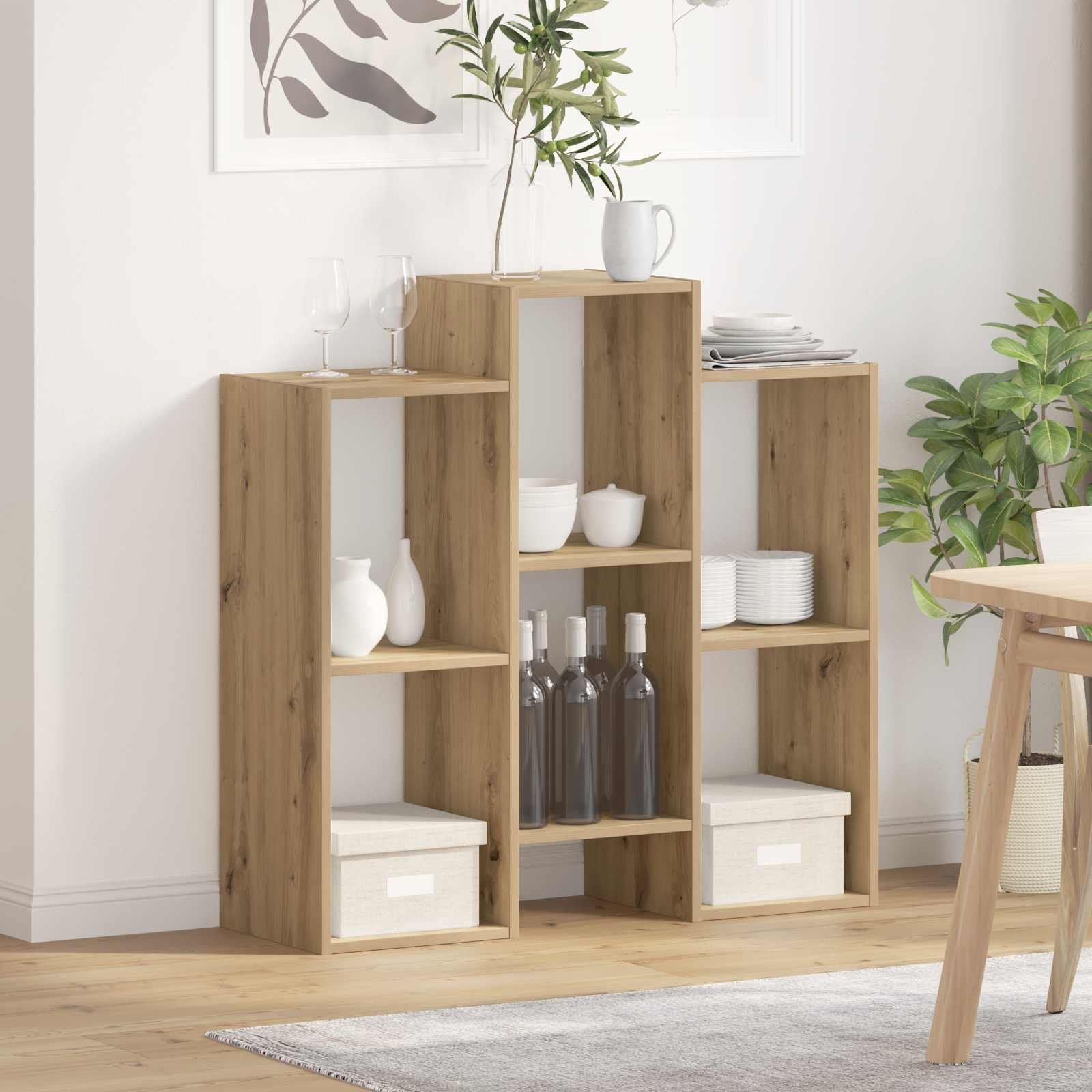 vidaXL Bufet Dąb rzemieślniczy 90 x 30 x 90 cm