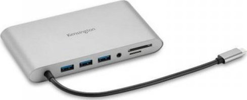 HUB USB Kensington HUB USB Kensington K33853WW Full HD Srebrzysty