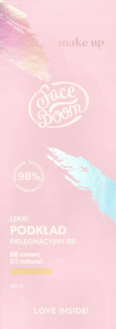 FACE BOOM_Lekki podkład pielęgnacyjny BB 02 30g