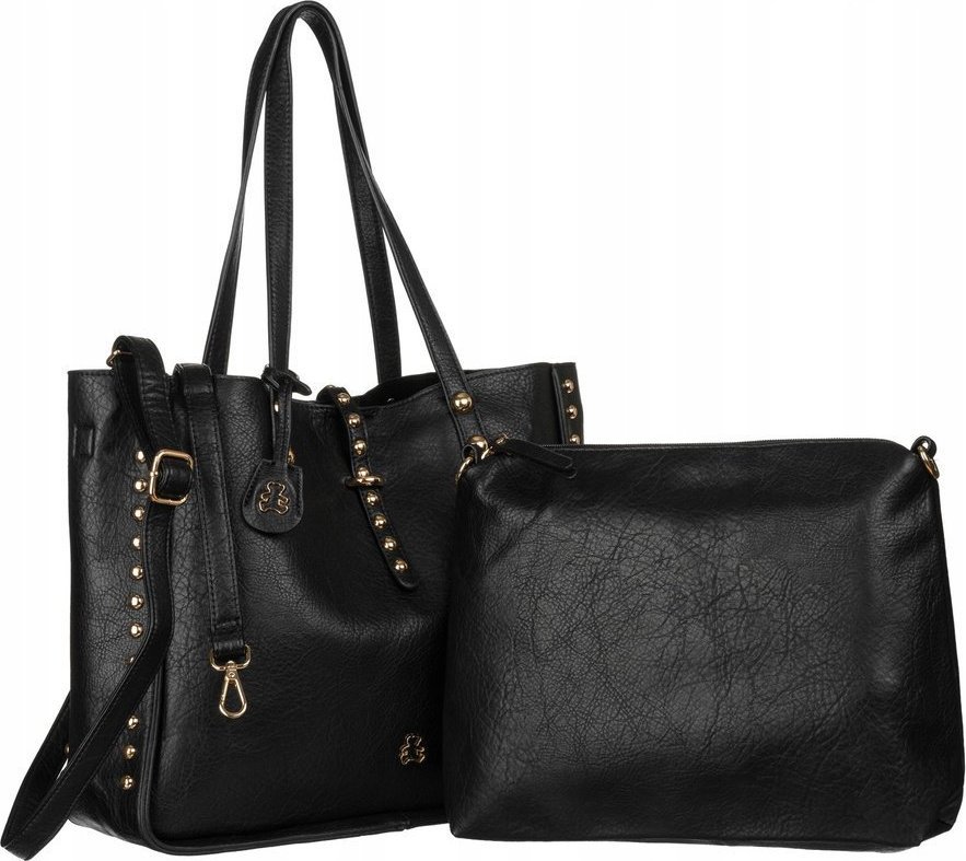 LuluCastagnette Shopperka damska ze skóry ekologicznej z wyjmowanym organizerem LuluCastagnette NoSize