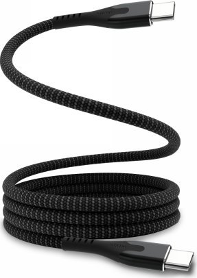 Kabel USB STATIK USB-C - USB-C 2 m Czarny (PUP-0550-6FT-CC)