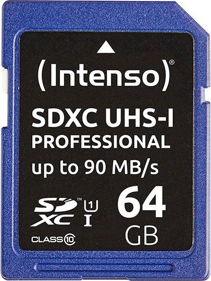 Karta Intenso Professional SDXC 64 GB Class 10 UHS-I/U1 (3431490)