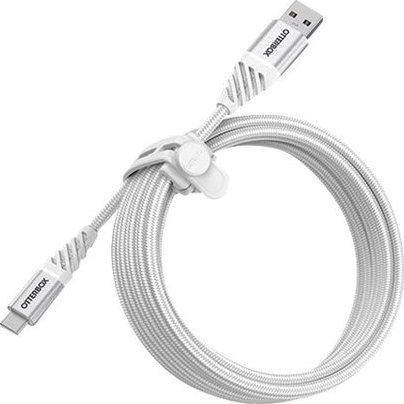 Kabel USB OtterBox USB-A - USB-C 3 m Biały