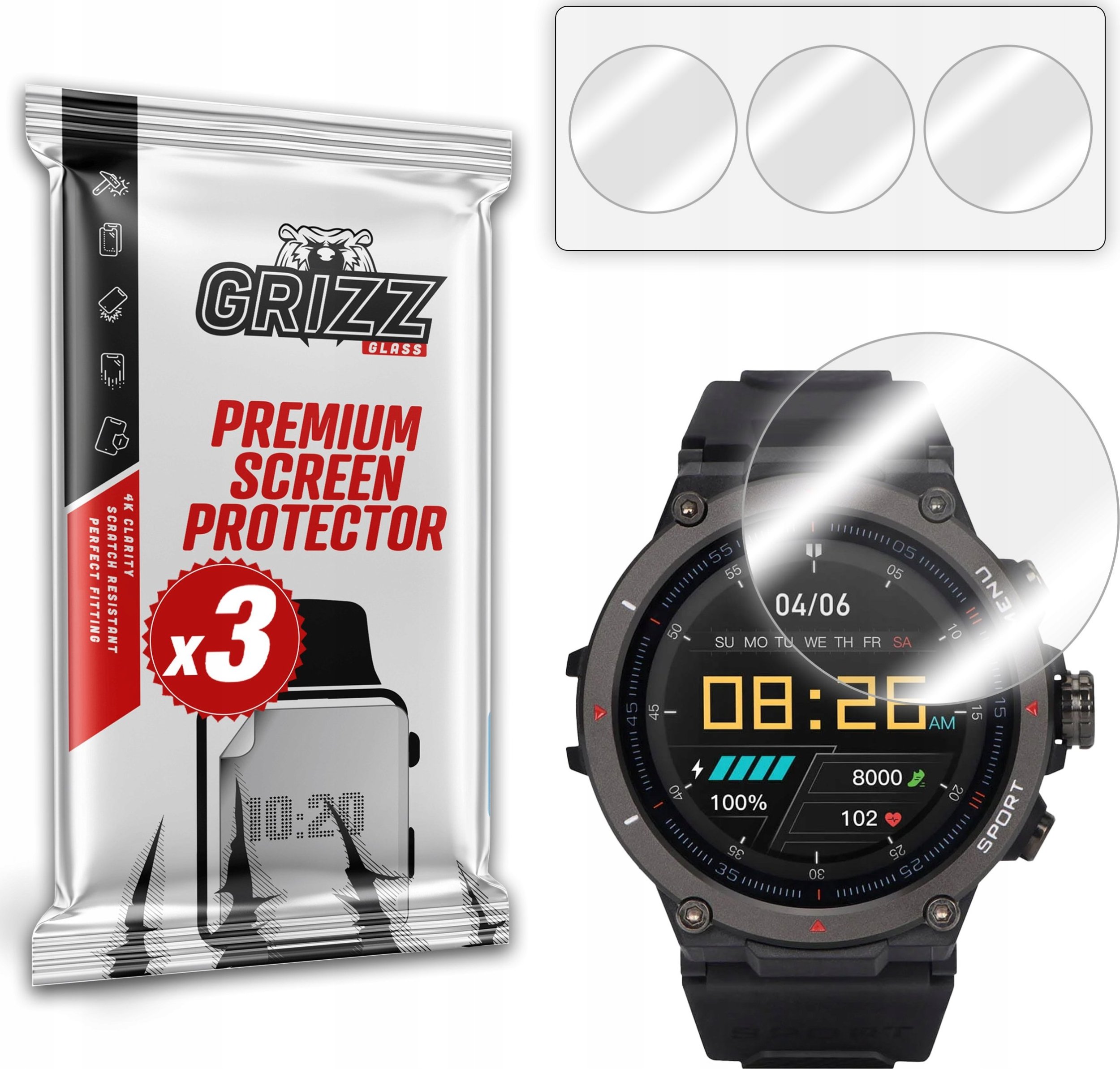 Folia hydrożelowa GrizzGlass Hydrofilm do Garett GRS Pro