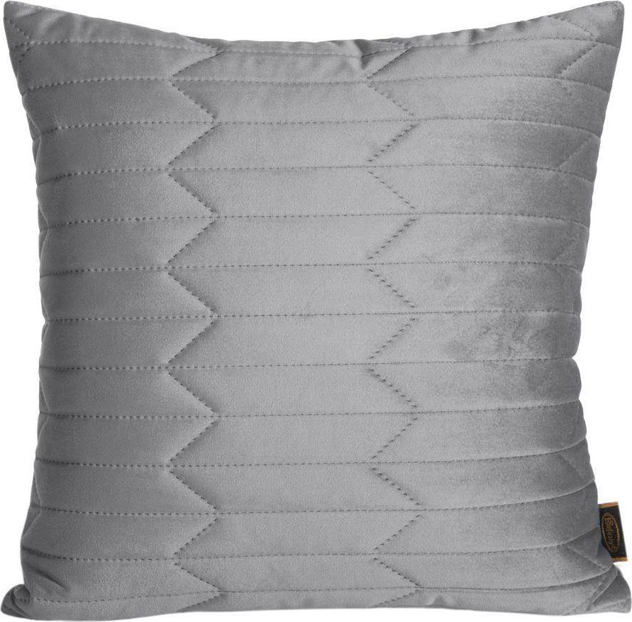 Eurofirany Poszewka Velvetowa Sofia/1 45 x 45 Srebrny