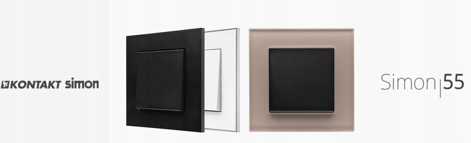 Klawisz Kontakt-Simon 55 TKW1/111 pojedynczy do: SW1M, SW6M, SW7M, SP1M biały mat