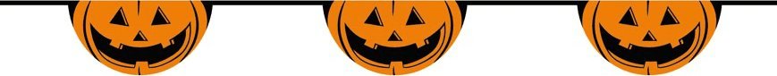 Guirca Girlanda halloweenowa baner dynie