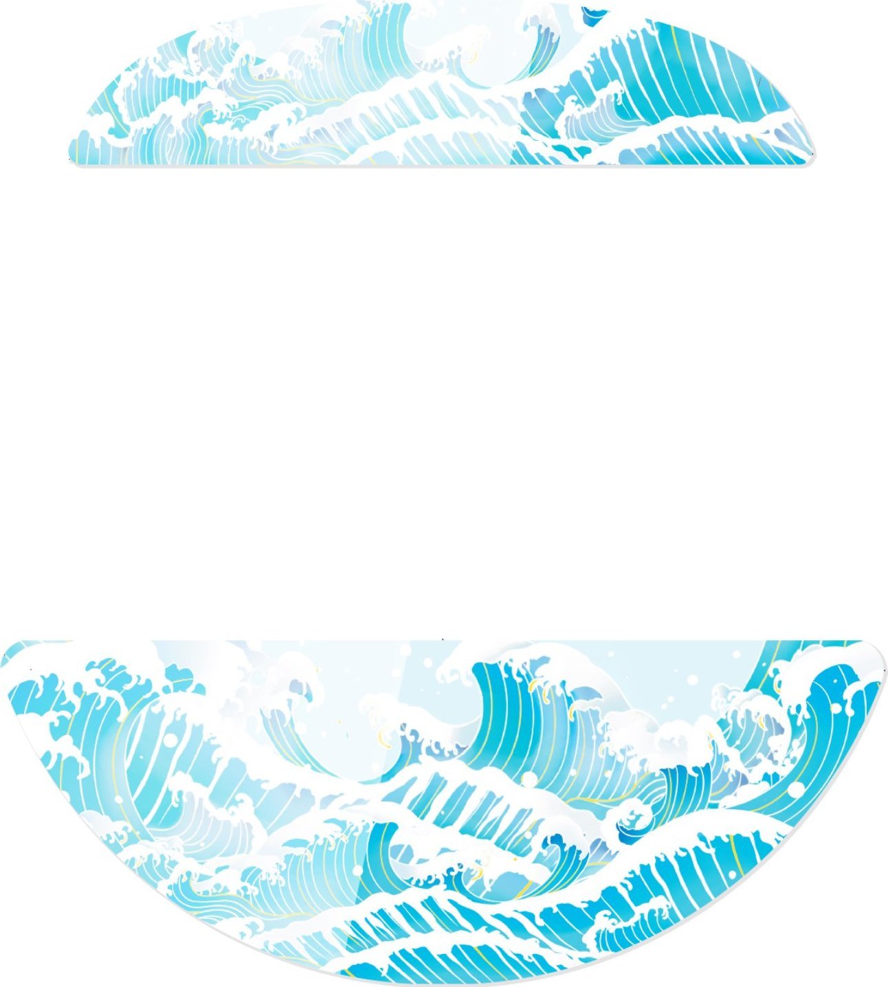 Ślizgacze Lamzu Glass Skatez do Atlantis Mini - szklane