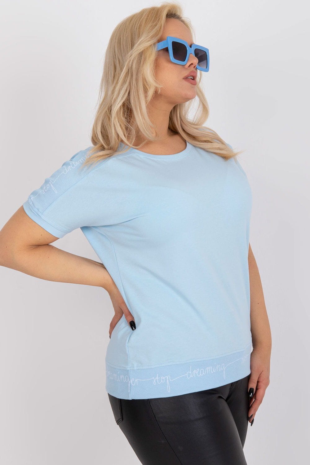 RELEVANCE Bluzka Model RV-BZ-7647.39 Light Blue