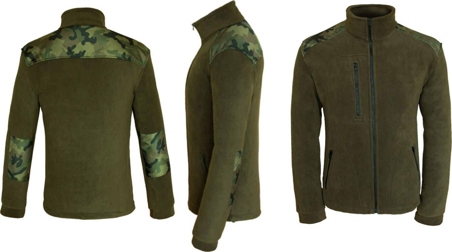 Deliora De-01 Bluza Polarowa Myśliwy Khaki Moro Xxl